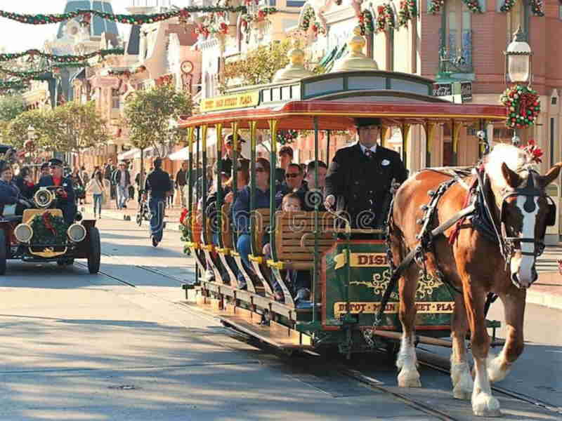 Tranvia a caballo de la Main Street de Magic Kingdom