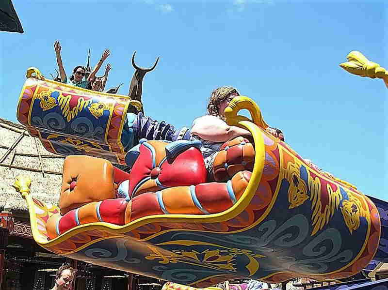 carro alfombra magica de la atraccion de Aladin en Magic Kingdom